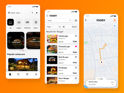 Food App app colour design foodapp foody home illustration indor ui ux