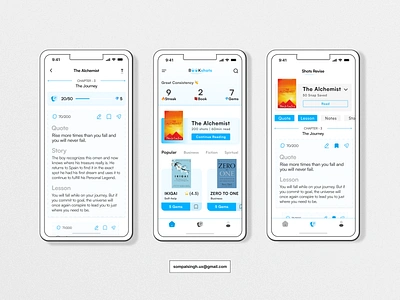 Book Reading Application, Reading Habit maker. app app ui book design read reading ui ui ux uiuxdesigner userexperience userexperiencedesigner userinterface userinterfacedesigner