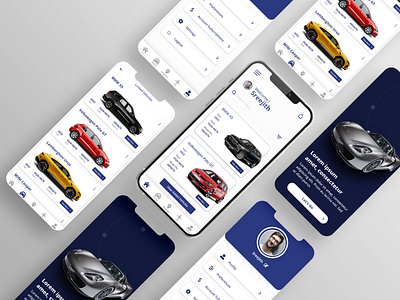 Automotive Mobile app Design app design graphic design illustration ui ux