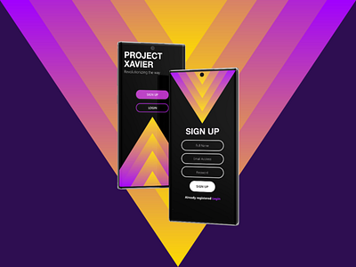 Sign Up Page UI Design. adobe adobexd draft illustration invitation invite project rebound rebounds sign in signup ui design website