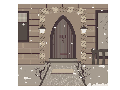 Doors Windows etc - A Series (7/7) architecturaldesign architecture architecture design branding christmas christmas card christmas flyer design doors doorsandwindows doorsillustration illustration illustration digital illustrator monochromatic poster print snowfall vector windowillustration