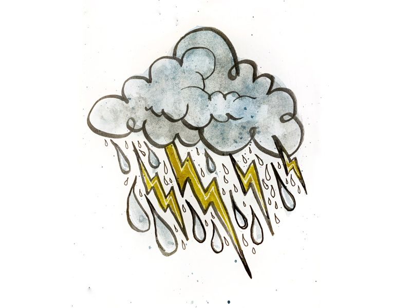 Storm clouds by Ty Paulhus on Dribbble