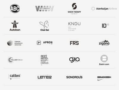 23 logos / 2003-2020 a2591 antrepo brand identity branding collection design identity lettering logo logotype monogram type typography