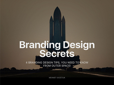 Branding Design Secrets brand identity branding branding design design tips logotype nasa outerspace space spacex tips tutorial video youtube