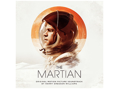 Alternate Cover for the Martian album art avant garde gotham martian soundtrack typography white