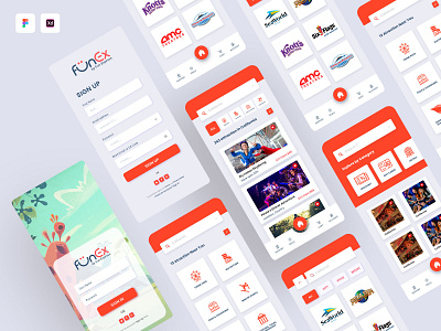 FUNEX App UI Design
