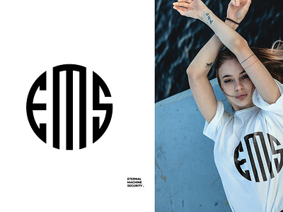 EMS Logo Black with Mockup