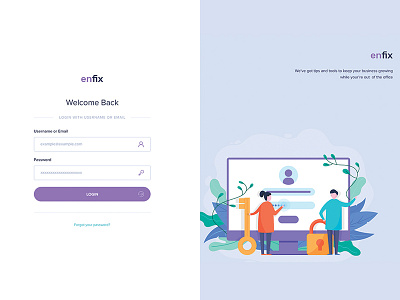 Enfix UI design
