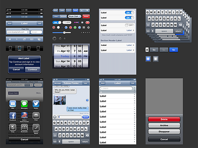 iOS 6 UIKit Template for Sketch.app