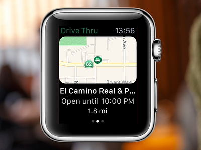 Starbucks Store Finder on Apple Watch apple watch ios map maps starbucks watch
