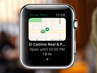 Starbucks Store Finder on Apple Watch