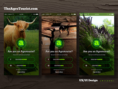 UX/UI Design - TheAgrotourist.com design graphic design interface mobile app responsive theme ui user experience ux uxui design