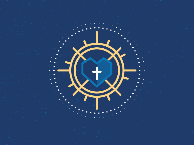 Order of Augustinian Recollects branding campaign catholic church community exploring icon set mission st augustine vocation wind rose