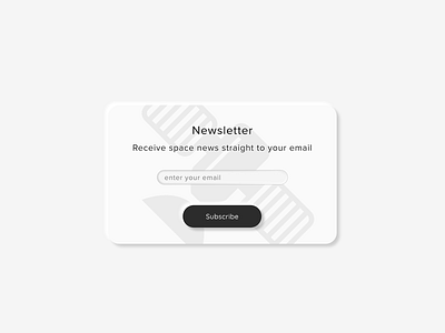 Daily UI 026 button design dailyui design neumorphic neumorphism soft ui subscribe