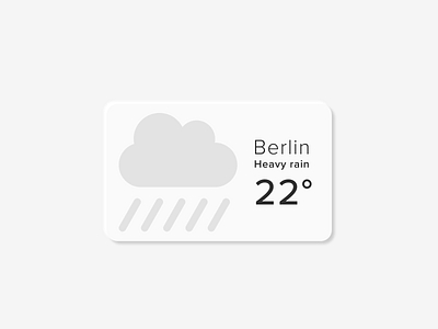 Daily UI 036 berlin button design daily ui daily ui 036 design neumorphic neumorphism soft ui ui weather