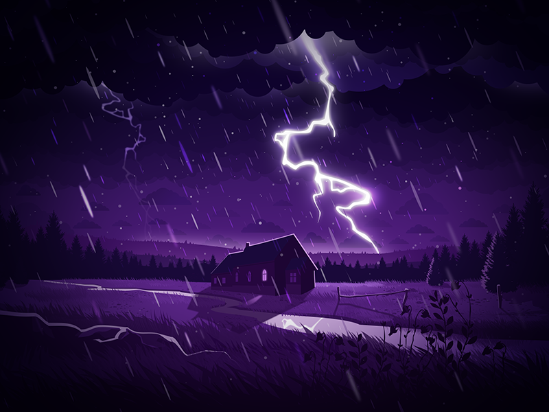 Thunderstorm By Andrey Prokopenko 🇺🇦 On Dribbble