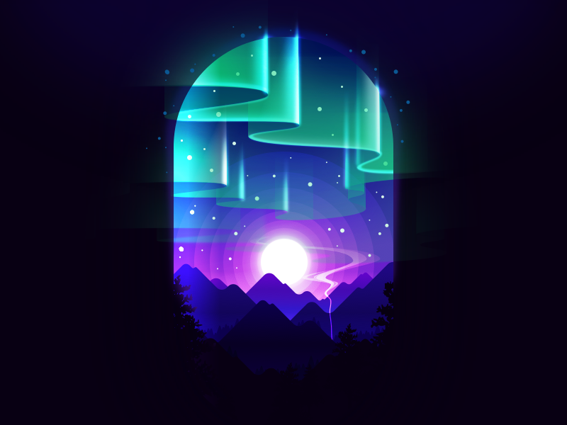 northern lights design