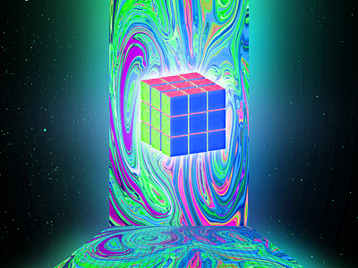 Space Rubik abstract abstract art rubik space wallpaper
