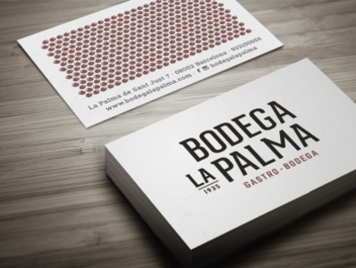 bodega la Palma barcelona barcelona typeface bodega diseño de logo diseño diseño grafico diseñologo imagen corporativa imagen visual restaurante