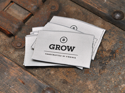 Grow Tags grow handcrafted print screen print tags virginia water based