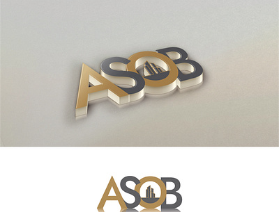 ASOB LOGO app application branding design dribbble illustration layout design logo typography vector web