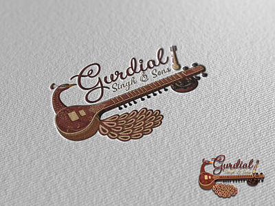 Gurdial Music Logo branding design dribbble illustration logo logo brand logo design logo icon logodesign logodesigner logoidea logos logotype ui vector