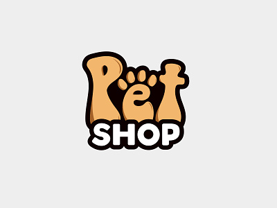 Pet Shop Logo logo logo design logo dog logotype pet logo petshop logo shop logo