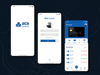 Mobile Banking App BCA - Redesign