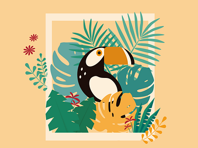 Toucan adobe illustrator art digital painting illustration illustration art illustrator toucan tropic tropics