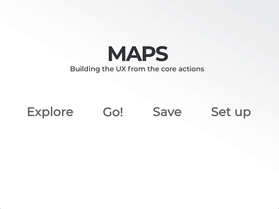 MAPS RELOADED app google google maps googlemaps maps mapstr shortcuts ui ux