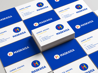 MAGKAISA Business Cards MockUp branding branding design businesscard design logo logodesign