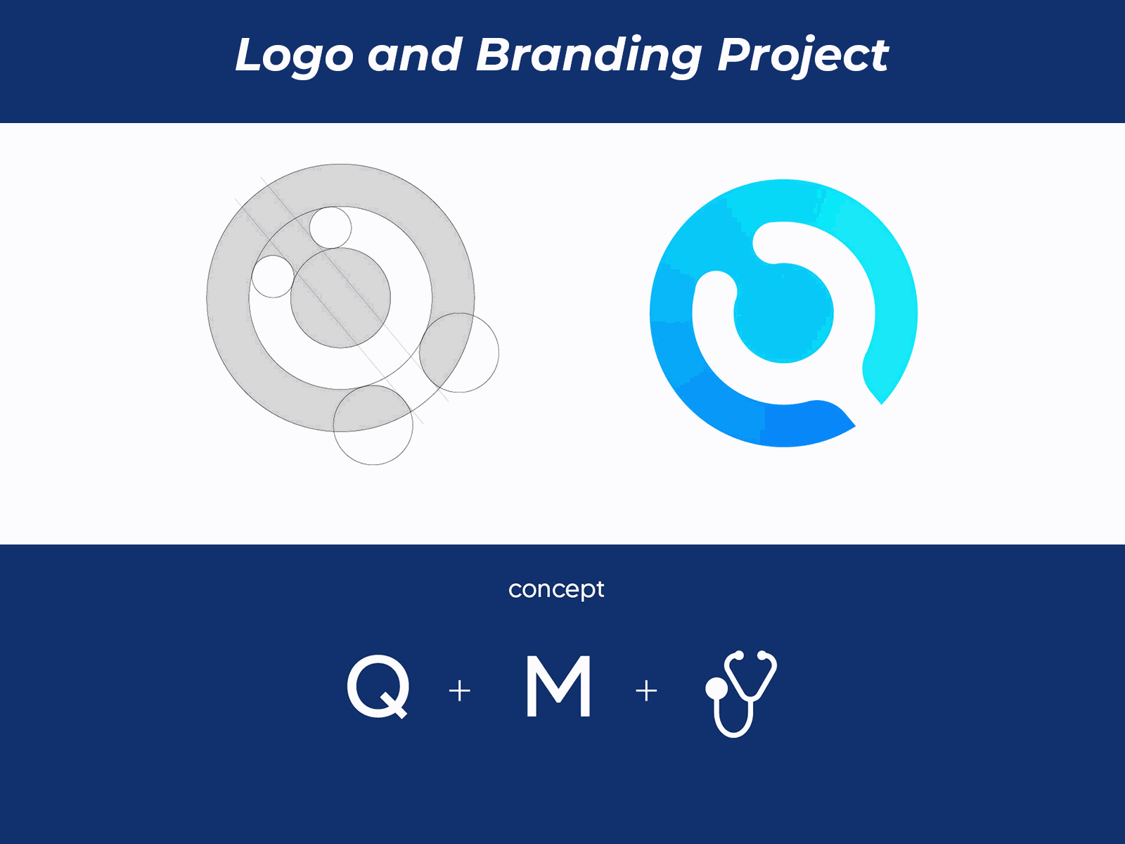 QoreMed-TeleMedicine App for Online booking and consultation branding branding design design logo logodesign