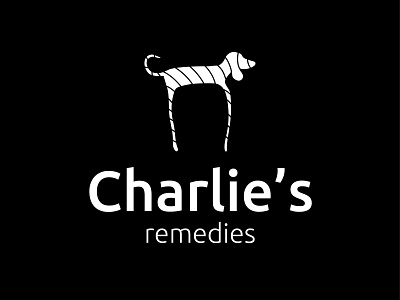 Charlie's remedies logo brand identity branding design graphic design icon logo minimal typography