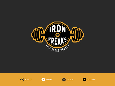 Iron Freaks • Logo Design brand brand identity branding clean creative crossfit fit fitness gym gymnasium lifestyle logo logo design minimal training workout zumba