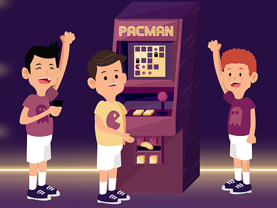 Pacman arcade arcade game kids pacman