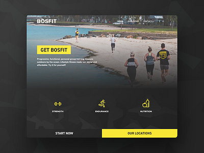 BOSFIT Training Website branding case fitness gym responsive study training web design website
