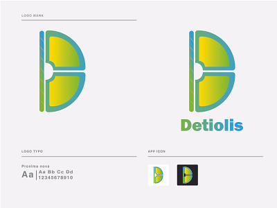 D modern letter logo design