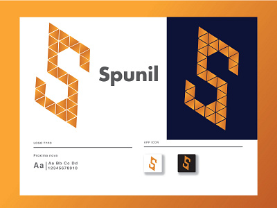 Spunil Gradient Modern Logo