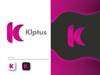 Kluptus Gradient Modern Logo