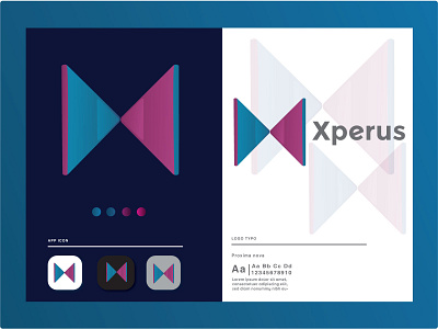 Xperus Gradient Modern Logo