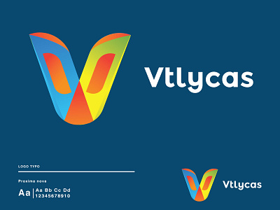 Vtlycas Gradient Modern Logo