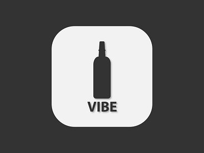 Vibe Brand App Icon app dailyui005 dailyuichallenge design flat graphic design illustration illustrator minimal ui vector