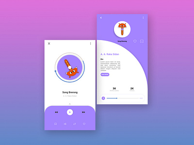 User Interface Design of Music Player