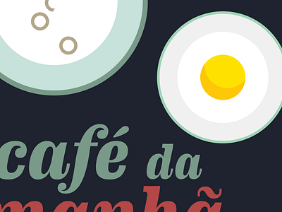 breakfast breakfast design illustration poster