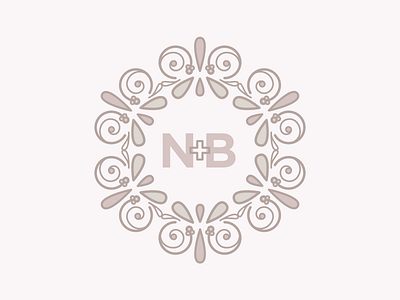 N+B logo design illustration interior design logo