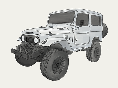 Fj40 Illustration By Andrew Bontorno On Dribbble