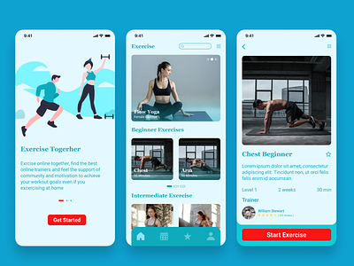 Gym Mobile App android app design app app design gym iphone x mobile sport sports branding sports design uiux