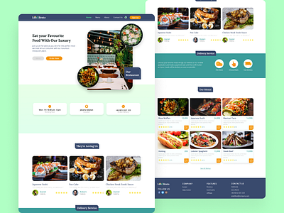 Restaurant webdesign LuxGResto