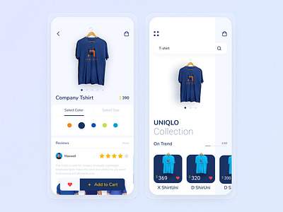 Apparel Store Mobile App android app android app design app design clean clothing design mobile mobile apparel mobile store mobile ui simple t shirt trending uiux