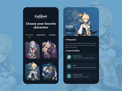 Genshin Designs Themes Templates And Downloadable Graphic Elements On Dribbble